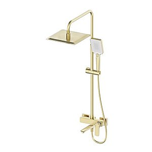 Душевая система WONZON & WOGHAND FORZA WW-739031-BG брашированное золото купить в интернет-магазине сантехники Sanbest
