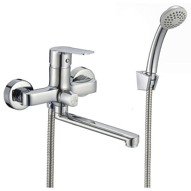 Смеситель для ванны Milardo Helic HELSB02M02 хром купить в интернет-магазине сантехники Sanbest