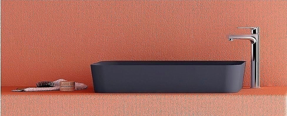 Раковина Creavit Ultra 60 UL060-00AM00E-0000 антрацит матовая купить в интернет-магазине Sanbest