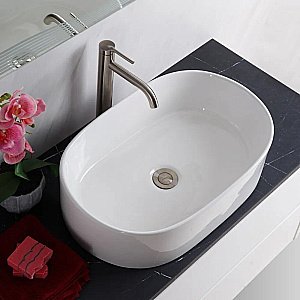 Раковина накладная BelBagno 55 BB1048 белая купить в интернет-магазине Sanbest