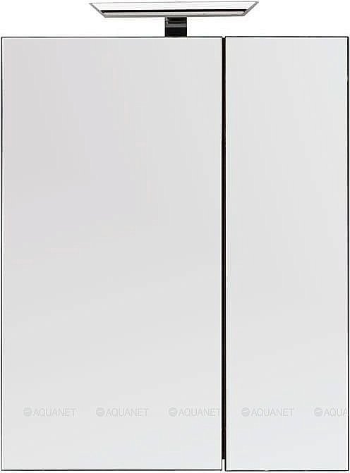 Зеркальный шкаф Aquanet Нью-Йорк 70 орех купить в интернет-магазине сантехники Sanbest