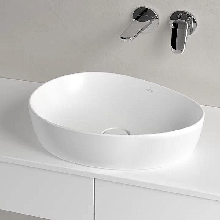 Раковина накладная Villeroy&Boch Antao 51 4A7351R1 альпийский белый купить в интернет-магазине Sanbest