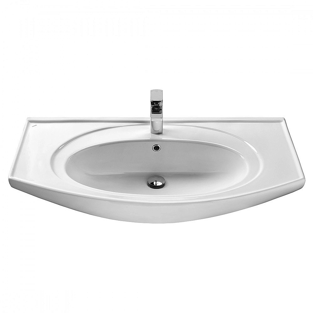 Раковина мебельная Santek Энигма 99 1.WH20.7.777 белая купить в интернет-магазине Sanbest