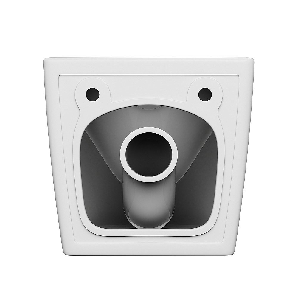 Унитаз подвесной Abber Bequem AC1126P белый, с крышкой микролифт купить в интернет-магазине Sanbest