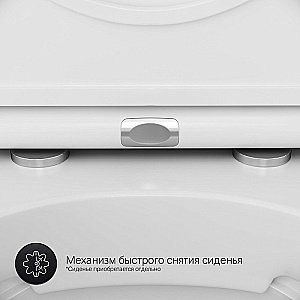 Унитаз подвесной AM.PM Inspire C501700WH белый, безободковый купить в интернет-магазине Sanbest