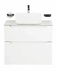 Тумба с раковиной и столешницей BelBagno ETNA H60 2C 60 Bianco Lucido для ванной в интернет-магазине Sanbest