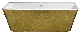 Ванна акриловая Lagard Vela lgd-vla-tg 168х80 белая,золото купить в интернет-магазине Sanbest