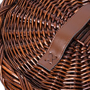 Корзина для белья WasserKRAFT Bever 240 WB-240-L темно-коричневый купить в интернет-магазине сантехники Sanbest