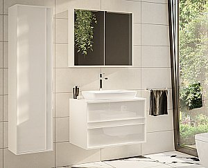 Раковина накладная Vitra Metropole 60 5668B003-0012 белая купить в интернет-магазине Sanbest