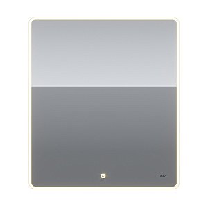 Зеркало c LED-подсветкой Dreja POINT 70x80 белый в ванную от интернет-магазине сантехники Sanbest