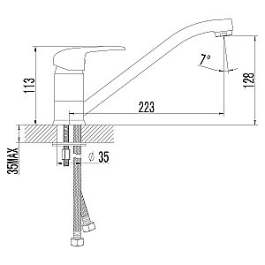 Смеситель для кухни Lemark Pramen LM3304C купить в интернет-магазине сантехники Sanbest