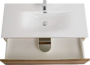 Тумба с раковиной BelBagno MARINO-CER-N-1000-2C-SO-RR-P Rovere Rustico для ванной в интернет-магазине Sanbest