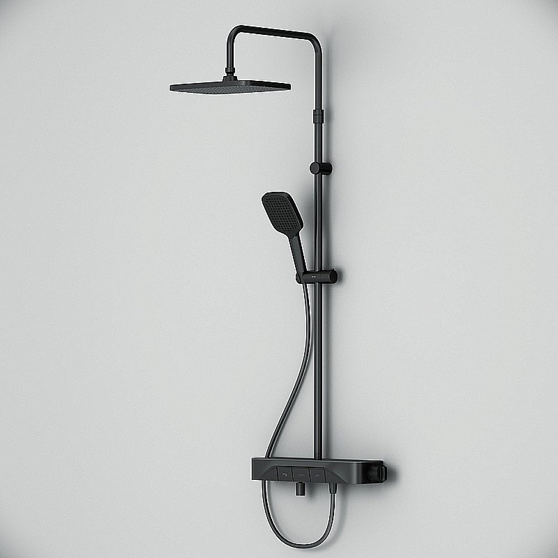 Душевая система AM.PM Func F078F722 черная купить в интернет-магазине сантехники Sanbest