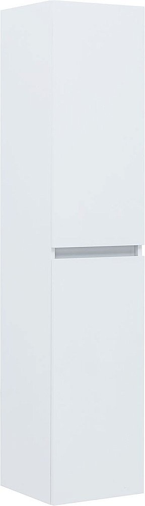 Пенал Aquanet Вега 35 белый глянец для ванной в интернет-магазине сантехники Sanbest