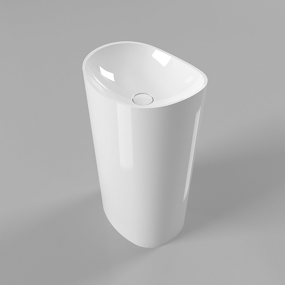 Раковина напольная WhiteCross STELLA 50 0707.050040.100 белая купить в интернет-магазине Sanbest