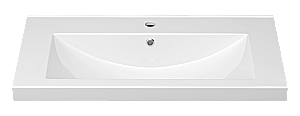 Тумба с раковиной Misty Твист 80 П-Тви01080-011П2Я белая для ванной в интернет-магазине Sanbest