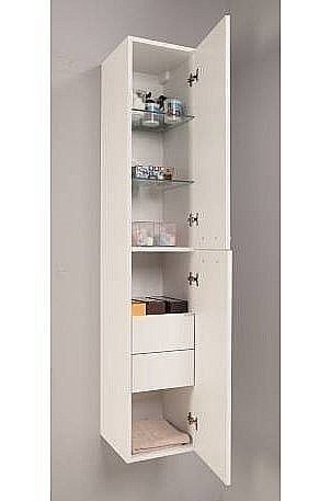 Шкаф-колонна Акватон Мадрид 30 белый для ванной в интернет-магазине сантехники Sanbest