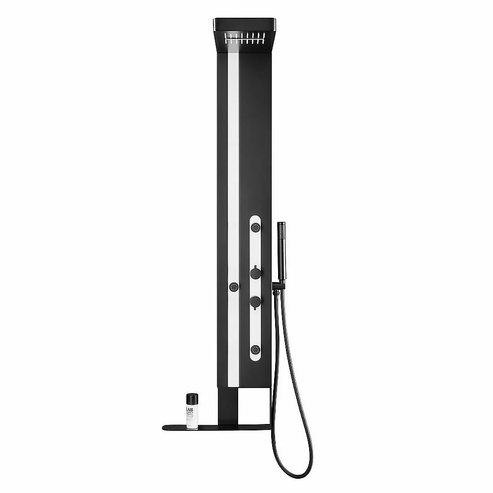 Душевая панель Black&White Gravity GR027 черная/белый купить в интернет-магазине сантехники Sanbest
