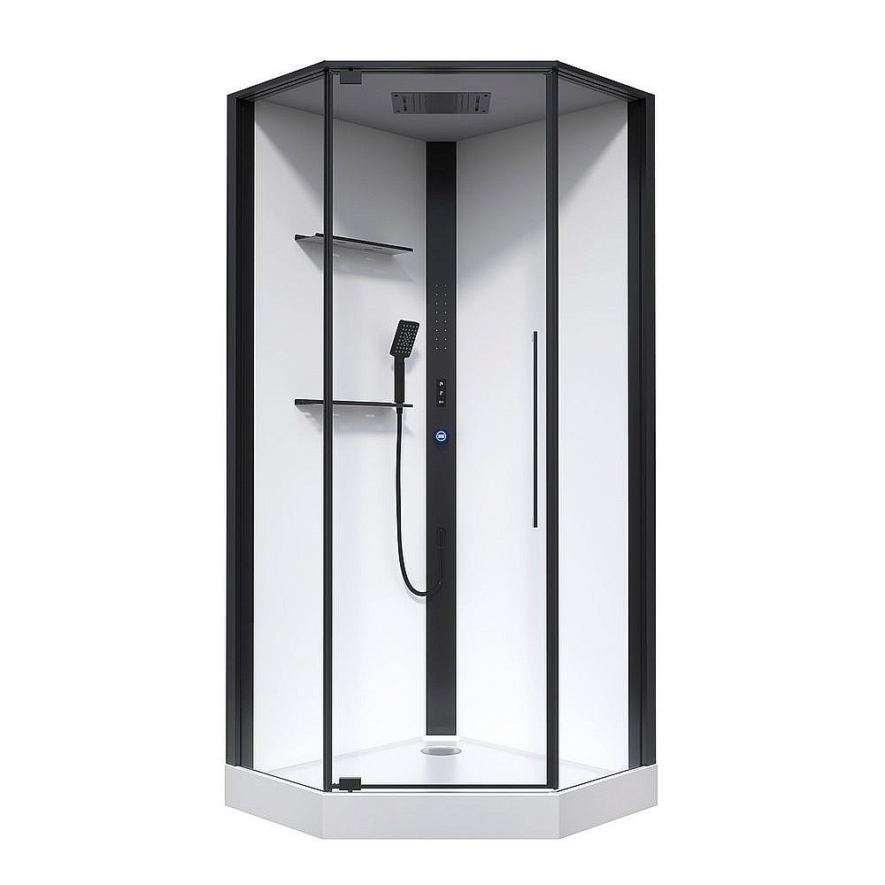 Душевая кабина Black&White Galaxy G8036 100х100 купить в интернет-магазине Sanbest