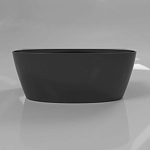Ванна из искусственного камня WhiteCross Pearl A 155x80 черный глянец купить в интернет-магазине Sanbest