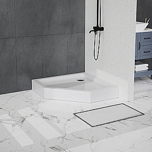 Душевой поддон BelBagno TRAY-BB-P-90-15-W 90х90 белый купить в интернет-магазине Sanbest
