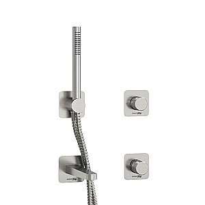 Смеситель для ванны WasserKRAFT Tauber SET2858 никель купить в интернет-магазине сантехники Sanbest