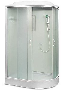 Душевая кабина Alex Baitler 120х80 MR3512P стекло матовое/профиль белый матовый купить в интернет-магазине Sanbest