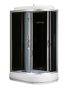 Душевая кабина Loranto CS-66120-20 G 120х80 прозрачное стекло/профиль хром купить в интернет-магазине Sanbest