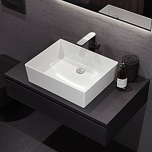 Раковина Berges Ego 50 181001 белая купить в интернет-магазине Sanbest