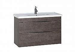 Тумба под раковину Aquanet Эвора 100 дуб антик купить в интернет-магазине сантехники Sanbest