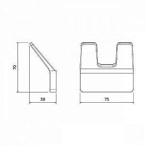 Крючок IDDIS Slide SLIBS20i41 купить в интернет-магазине сантехники Sanbest