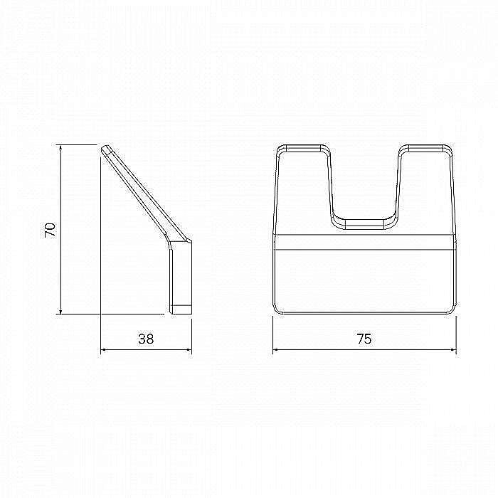 Крючок IDDIS Slide SLIBS20i41 купить в интернет-магазине сантехники Sanbest