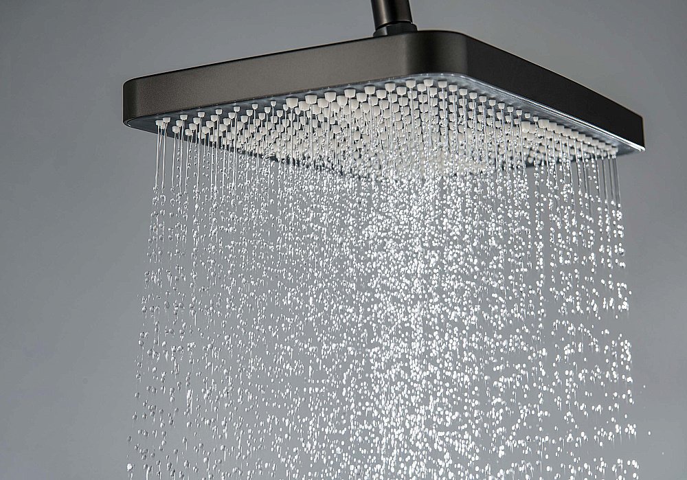 Душевая система Aquatek Поларис AQ3040BGM черная/хром шлифованный купить в интернет-магазине сантехники Sanbest