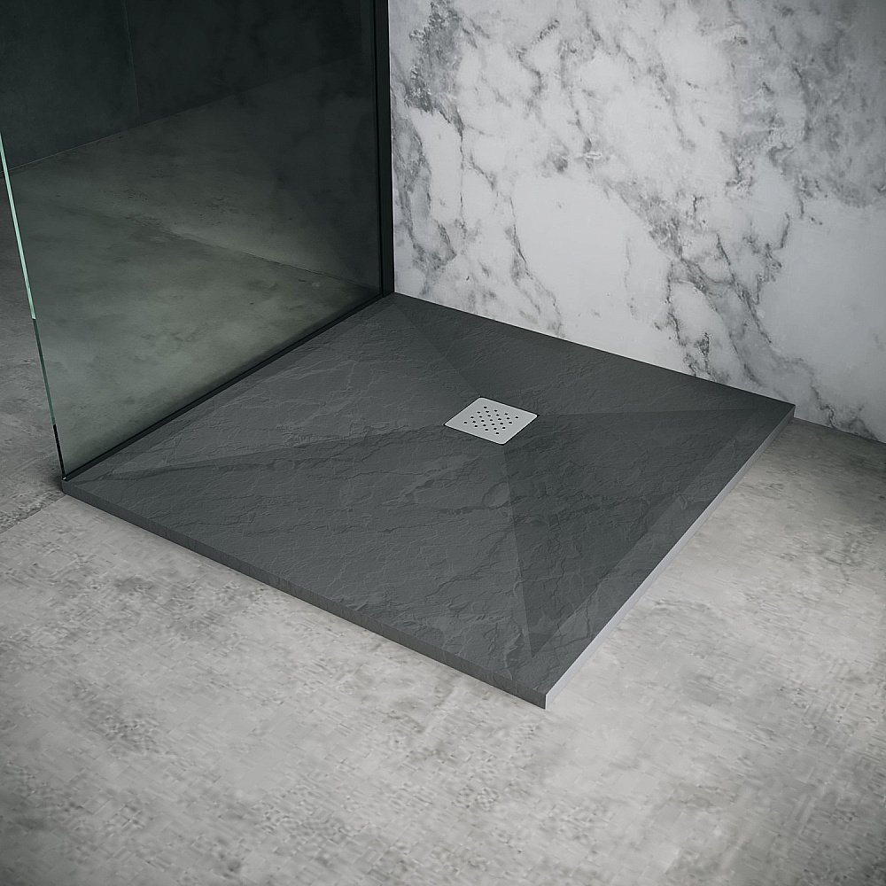 Душевой поддон Grossman STRONG GR-S2100100Q 100x100 графит купить в интернет-магазине Sanbest