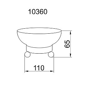 Мыльница Boheme Hermitage 10360 купить в интернет-магазине сантехники Sanbest