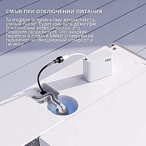 Унитаз подвесной с биде и инсталляцией Abber Bequem AC1120S-AC0101P2 белый, с крышкой микролифт купить в интернет-магазине Sanbest