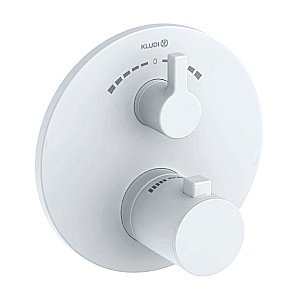 Смеситель для душа Kludi Nova Fonte Puristic 208105315 белый матовый купить в интернет-магазине сантехники Sanbest