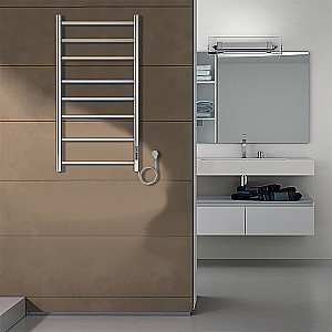 Полотенцесушитель электрический Azario PARMA П8 400х800 AZ10848 хром купить в интернет-магазине сантехники Sanbest