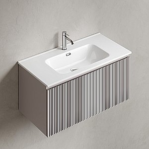 Тумба с раковиной Sancos Snob R 1.0 SNR1.090SM/CN7002 Doha Soft для ванной в интернет-магазине Sanbest