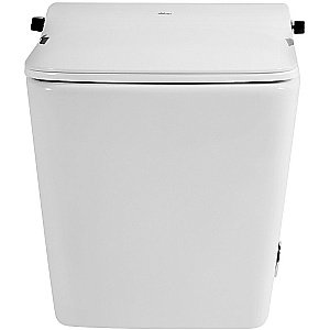 Унитаз с функцией биде Abber Rechteck AC1215S белый, с крышкой микролифт купить в интернет-магазине Sanbest