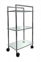 Тележка со стеклянными полками Bemeta Hotel 104832012 купить в интернет-магазине сантехники Sanbest