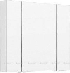 Зеркальный шкаф Aquanet Алвита 90 белый купить в интернет-магазине сантехники Sanbest