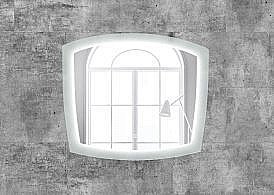 Зеркало Art&Max ROMA AM-Rom-800-700-DS-F в ванную от интернет-магазине сантехники Sanbest