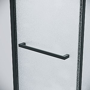 Душевой уголок Grossman Style 120.K33.05.1180.21.02 110x80 стекло шиншилла/профиль черный матовый купить в интернет-магазине Sanbest