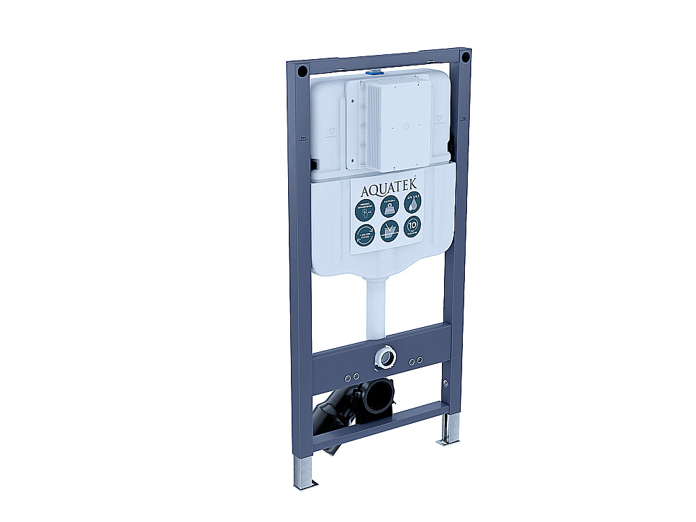 Инсталляция для унитаза Aquatek Pneumo N49 INSP-0000002 купить в интернет-магазине сантехники Sanbest