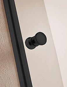 Душевая дверь Cezares ECO O-B-1 прозрачный 70x190/профиль черный купить в интернет-магазине Sanbest