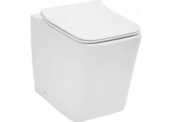 Унитаз приставной Aquanet Rimless Tavr-F BL-103N-FST с крышкой микролифт, безободковый купить в интернет-магазине Sanbest