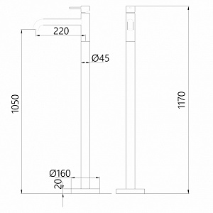 Смеситель для раковины Abber Wasser Kreis AF8140G золото матовое купить в интернет-магазине сантехники Sanbest