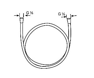 Душевой шланг Kludi Suparaflex Silver 610719100 купить в интернет-магазине сантехники Sanbest