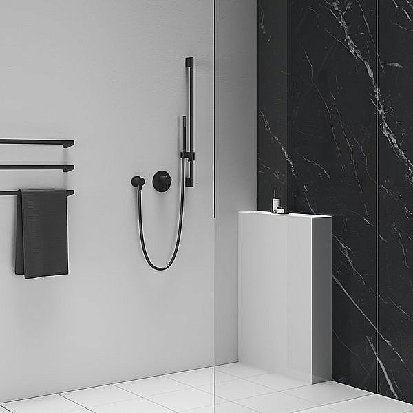 Смеситель для душа Ravak Espirit X070285 черный матовый купить в интернет-магазине сантехники Sanbest